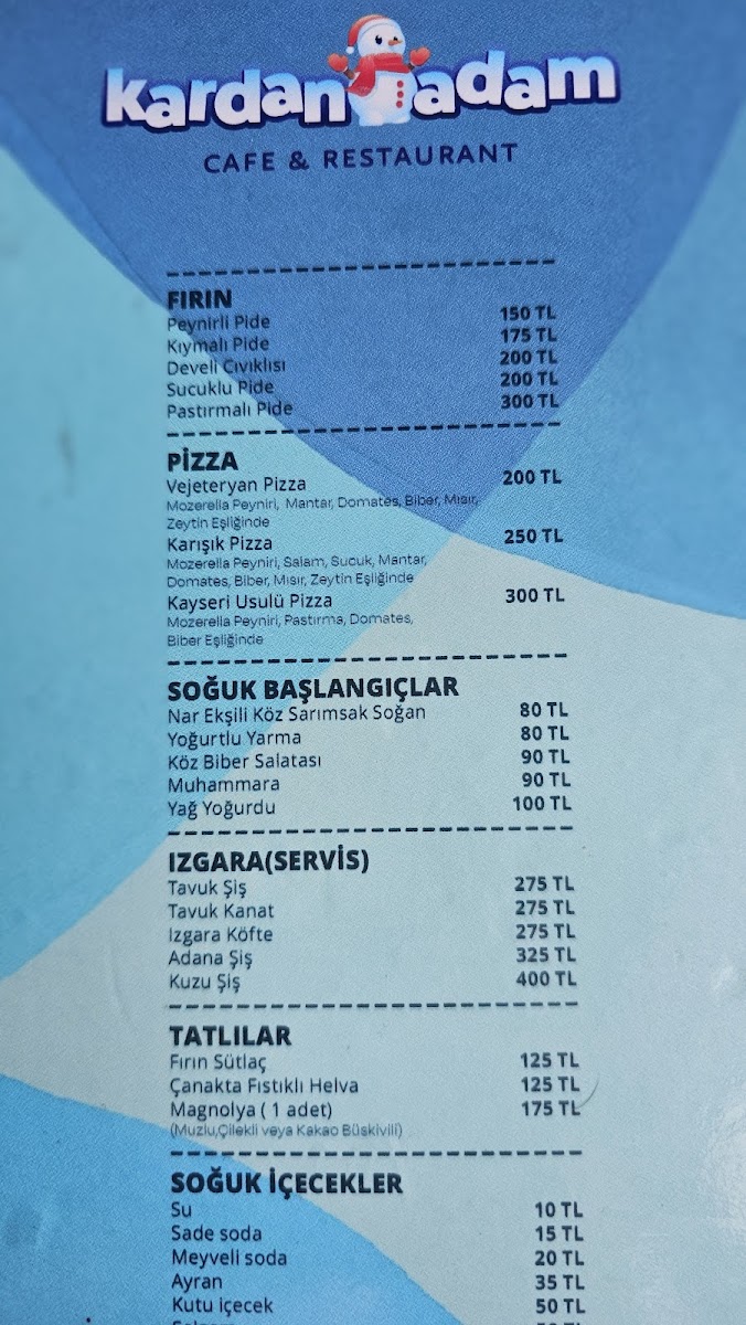 Menu Kayseri Erciyes Kardanadam | Kaytur-4