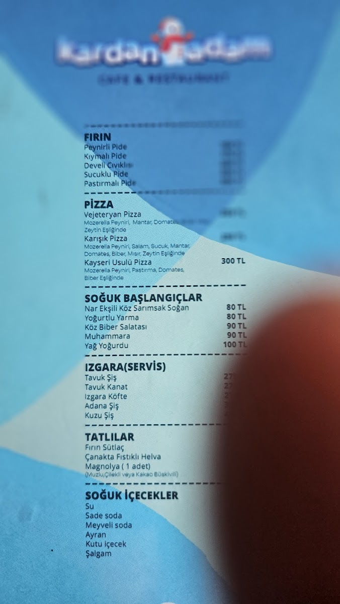 Menu Kayseri Erciyes Kardanadam | Kaytur-5